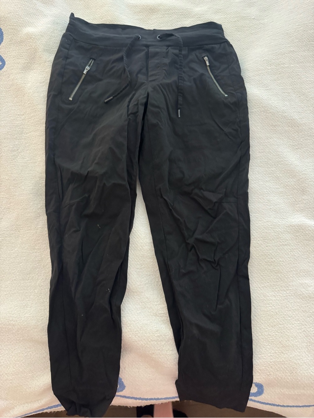 Athleta Black Drawstring Jogger Sweatpants